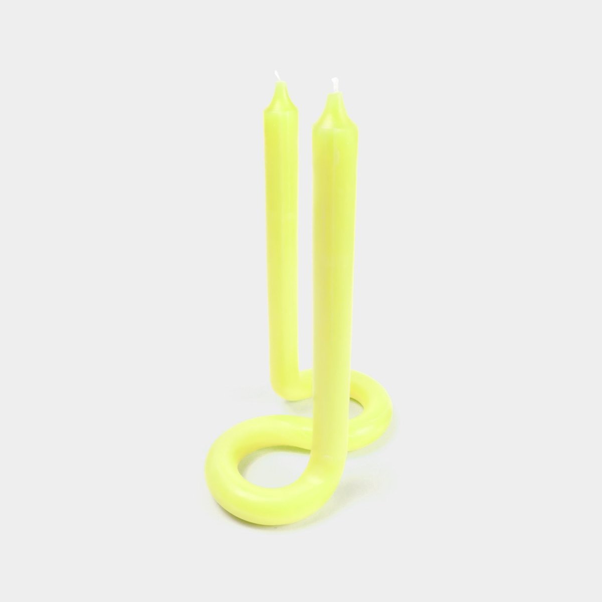 54Celsius Twist Taper Candle - Yellow