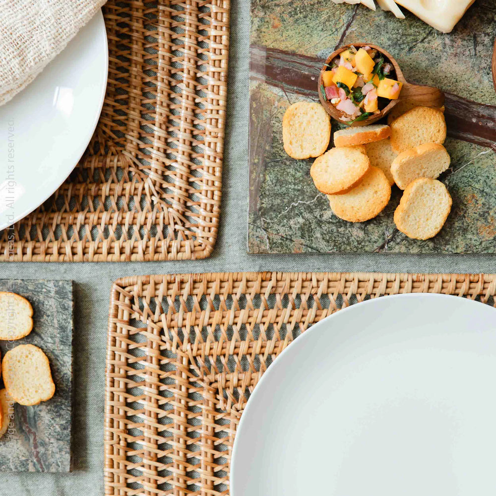 
                      
                        Liana™ Natural Rattan Placemat
                      
                    