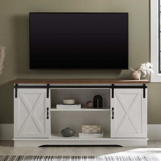 Walker Edison 58" Sliding Barn Door TV Stand - lily & onyx