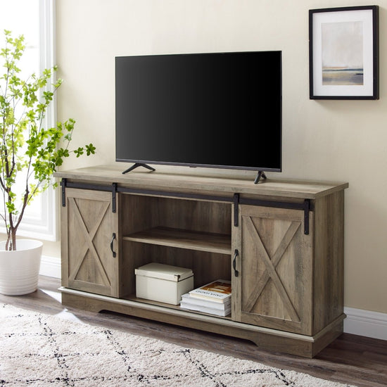 Walker Edison 58" Sliding Barn Door TV Stand - lily & onyx