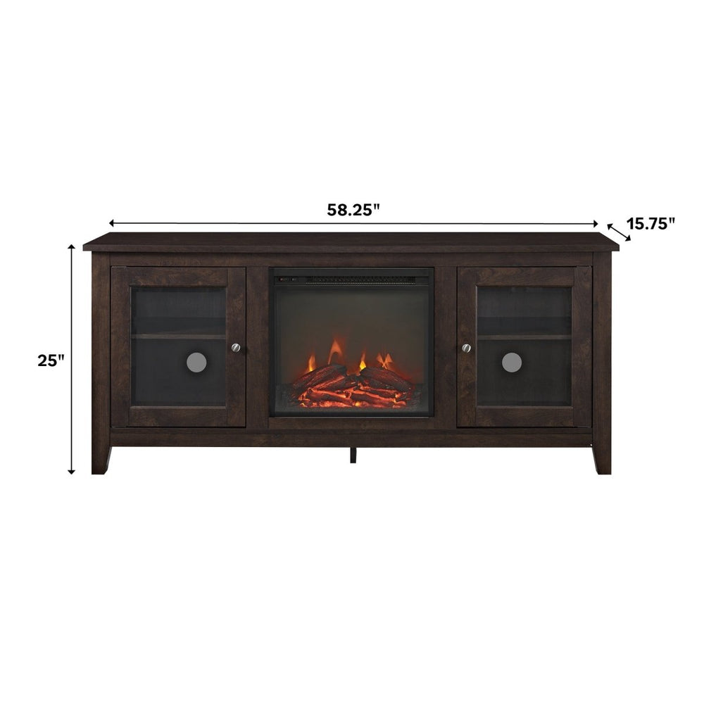 
                      
                        Walker Edison 58" Traditional Electric Fireplace TV Stand - lily & onyx
                      
                    