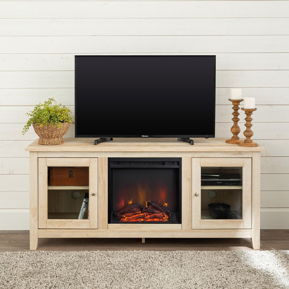 
                      
                        Walker Edison 58" Traditional Electric Fireplace TV Stand - lily & onyx
                      
                    