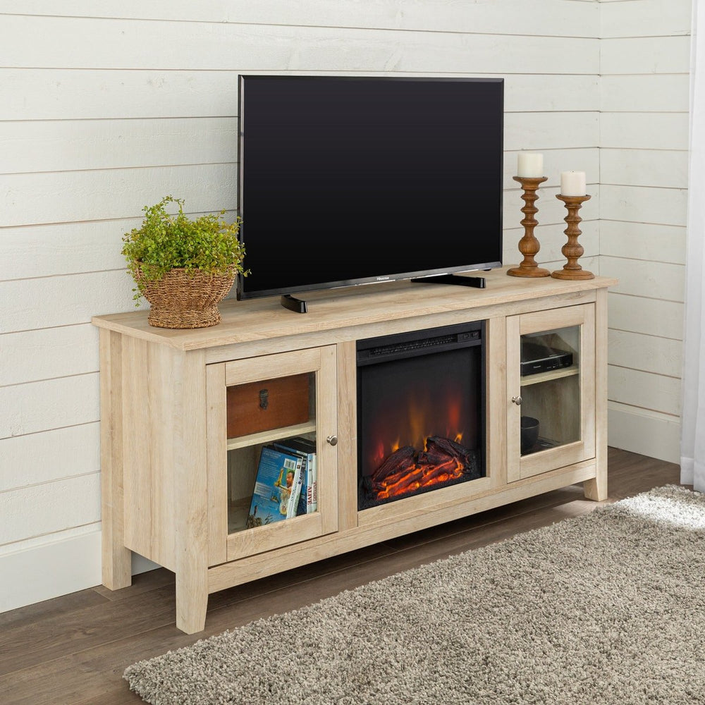 
                      
                        Walker Edison 58" Traditional Electric Fireplace TV Stand - lily & onyx
                      
                    