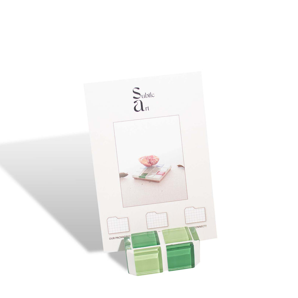
                      
                        Mini Glass Tile Picture Stand - Green Apple
                      
                    