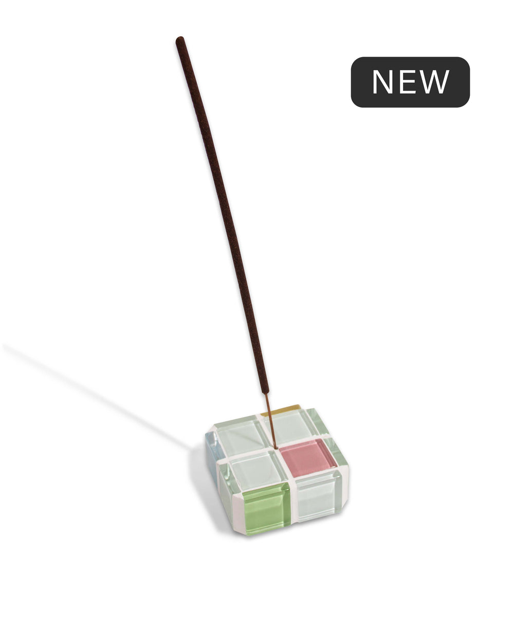Glass Tile Incense Holder - Randomness - Option 2