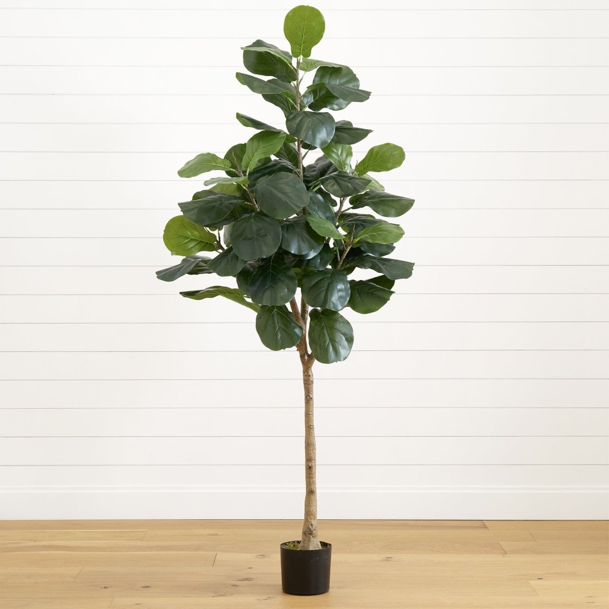 Nearly Natural 6’ Artificial Fiddle Leaf Tree - lily & onyx