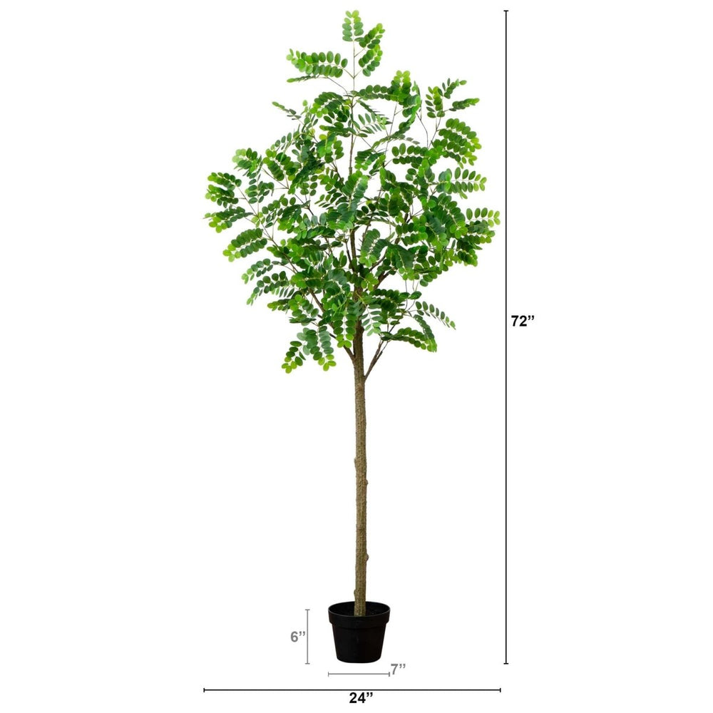 
                      
                        Nearly Natural 6’ Artificial Greco Citrus Tree with Real Touch Leaves - lily & onyx
                      
                    