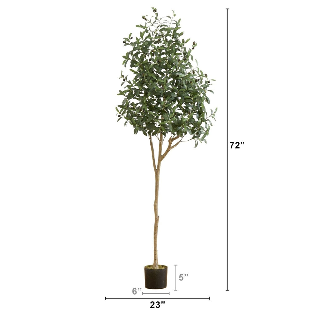 
                      
                        Nearly Natural 6’ Artificial Olive Tree - lily & onyx
                      
                    