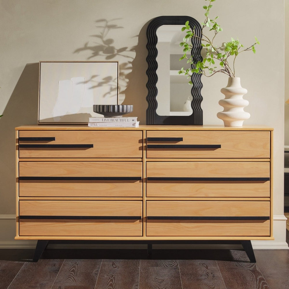 
                      
                        Walker Edison 6 - Drawer Solid Wood Modern Dresser - lily & onyx
                      
                    