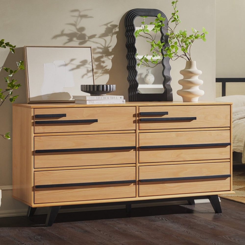 
                      
                        Walker Edison 6 - Drawer Solid Wood Modern Dresser - lily & onyx
                      
                    
