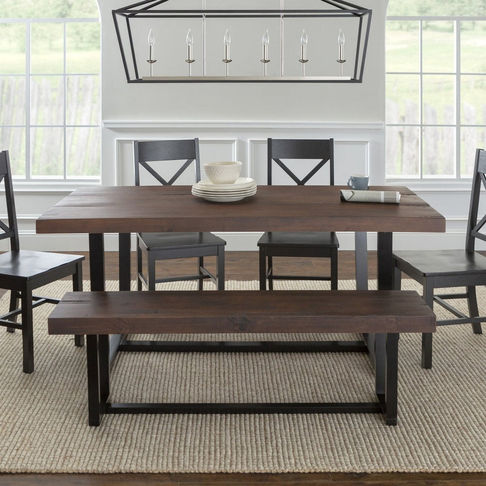 
                      
                        Walker Edison 6-Piece Farmhouse Dining Set - lily & onyx
                      
                    