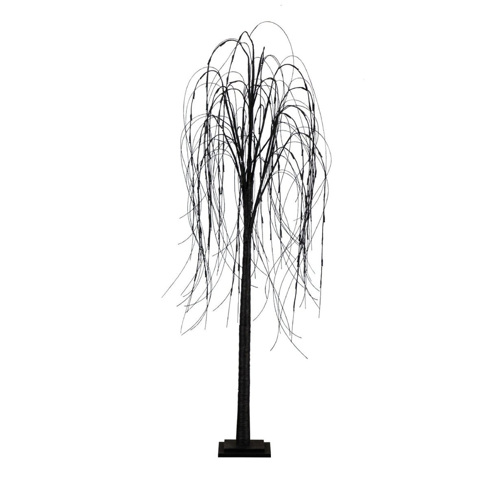 
                      
                        Nearly Natural 6’ Pre - Lit Halloween Black Willow Artificial Fall Tree with 160 Orange & Purple LED Lights - lily & onyx
                      
                    