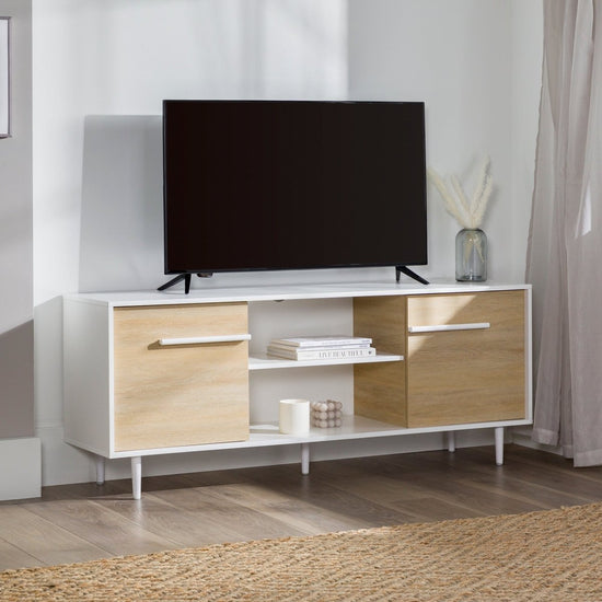 Walker Edison 60" 2-Door Modern Media Console - lily & onyx