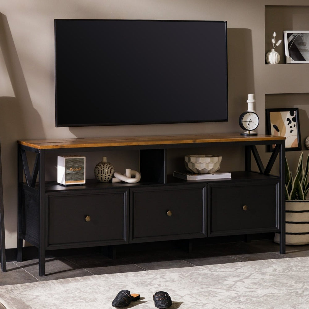 
                      
                        Walker Edison 60" Distressed 3-Drawer TV Console - lily & onyx
                      
                    