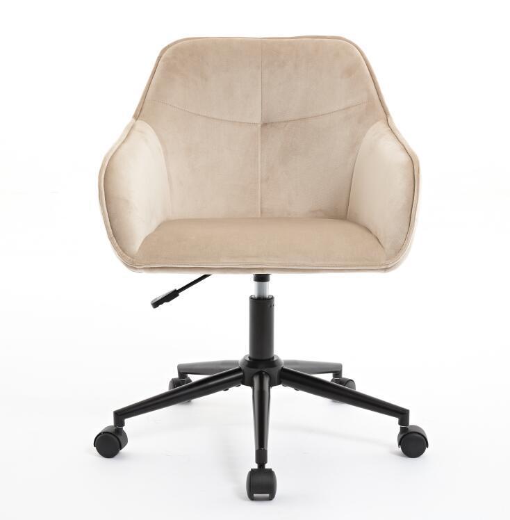 
                      
                        Light Camel Quilted Velvet Office Desk Chair
                      
                    