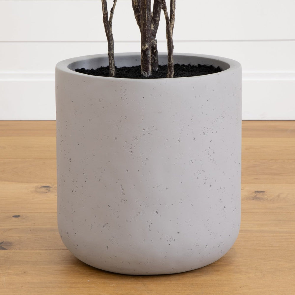 
                      
                        Nearly Natural 7’ Artificial Enkianthus Tree with Resin Stone Planter - lily & onyx
                      
                    