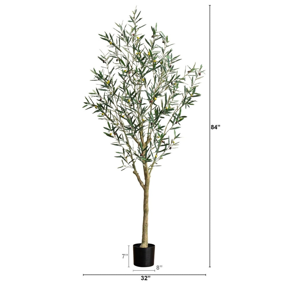 
                      
                        Nearly Natural 7' Artificial Greco Olive Tree - lily & onyx
                      
                    