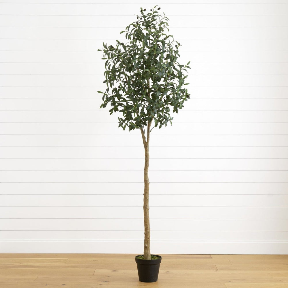 Nearly Natural 7’ Artificial Olive Tree - lily & onyx