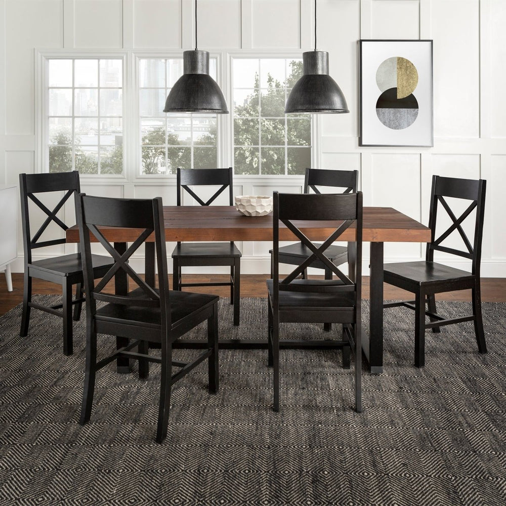 Walker Edison 7-Piece Meridian Dining Set - lily & onyx