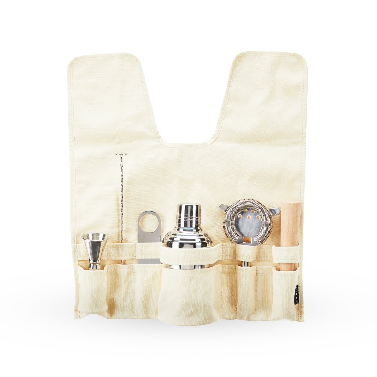 Viski 7 - Piece Stainless Steel Travel Barware Set - lily & onyx