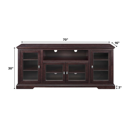 Walker Edison 70" Highboy Style Wood TV Stand - lily & onyx