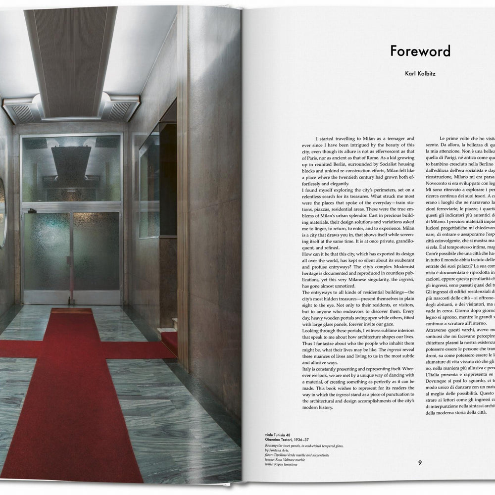 Entryways of Milan. Ingressi di Milano (English, Italian)