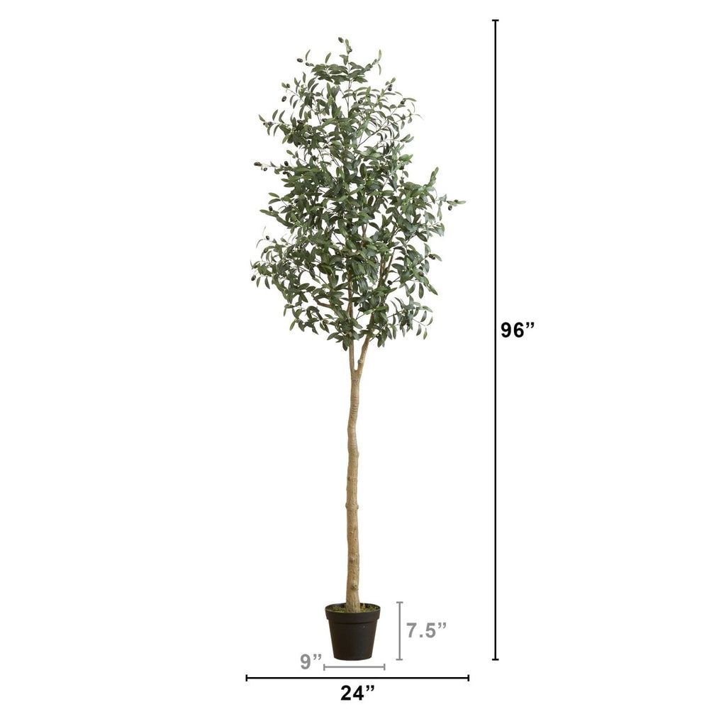 
                      
                        Nearly Natural 8’ Artificial Olive Tree - lily & onyx
                      
                    