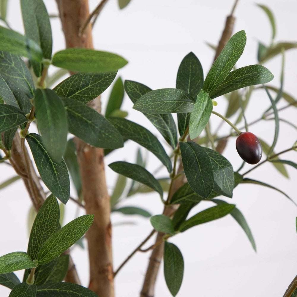 
                      
                        Nearly Natural 8' Artificial Olive Tree with Natural Trunk - lily & onyx
                      
                    