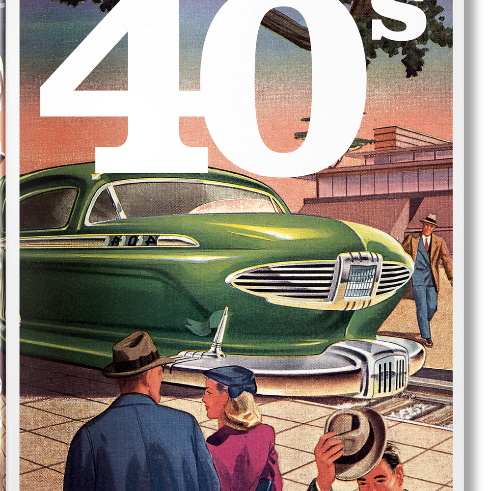 All-American Ads of the 40s (German, French, English)