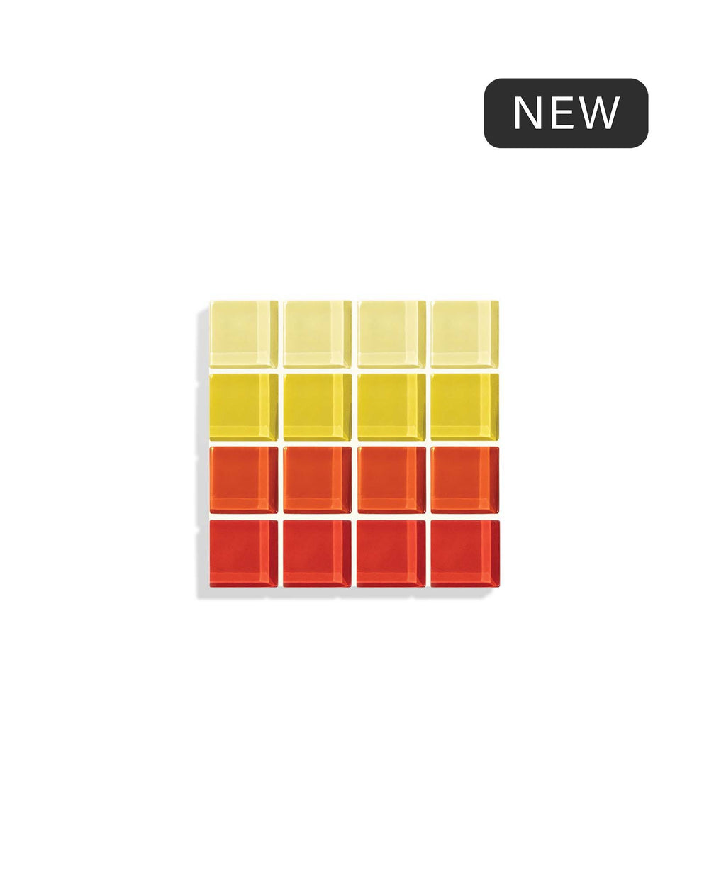 Glass Tile Coaster - Ombre - Summer Sunrise