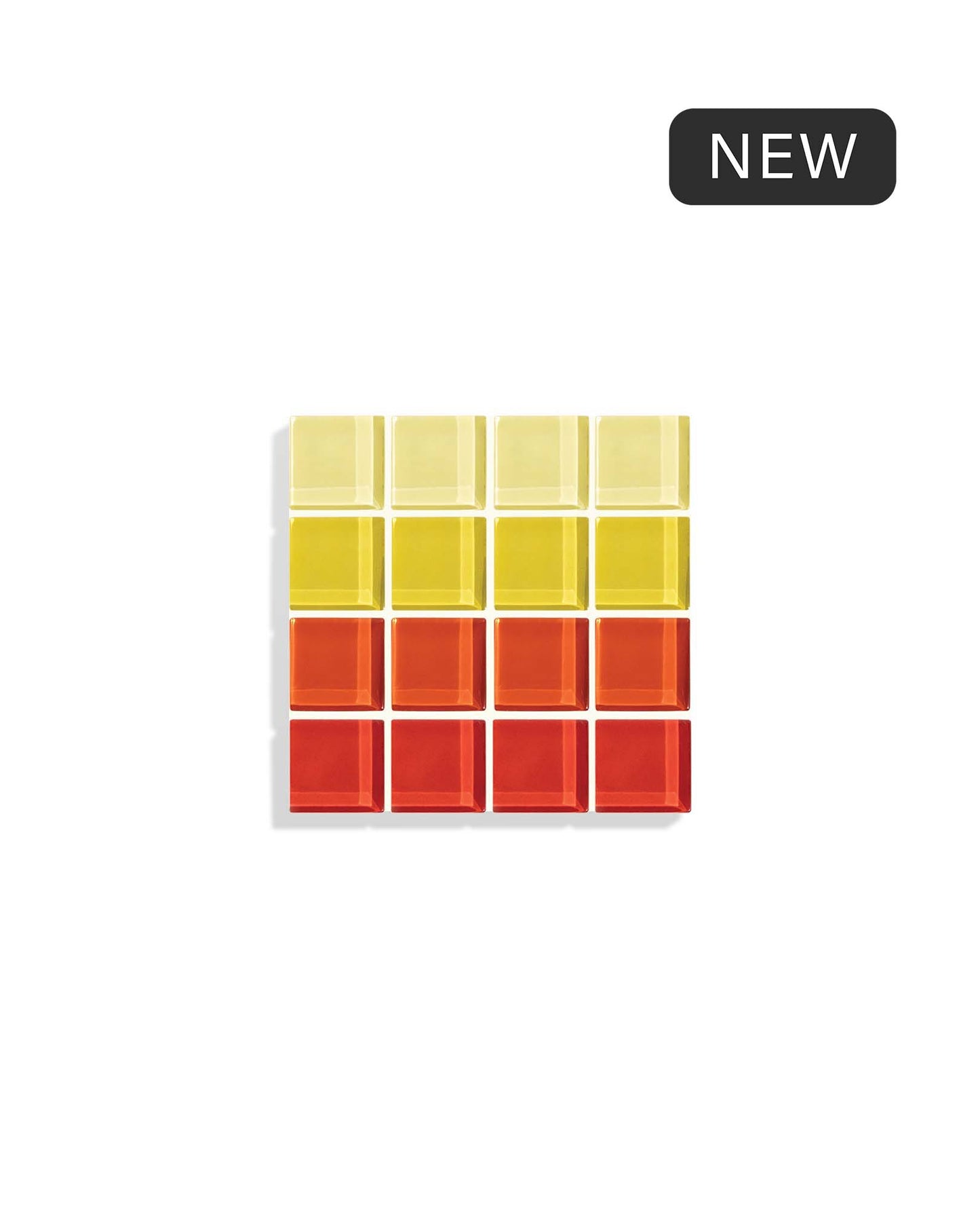 Glass Tile Coaster - Ombre - Summer Sunrise