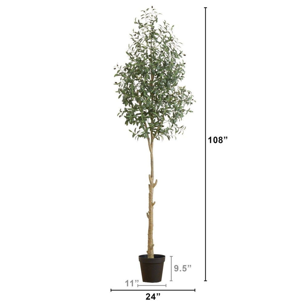 
                      
                        Nearly Natural 9’ Artificial Olive Tree - lily & onyx
                      
                    