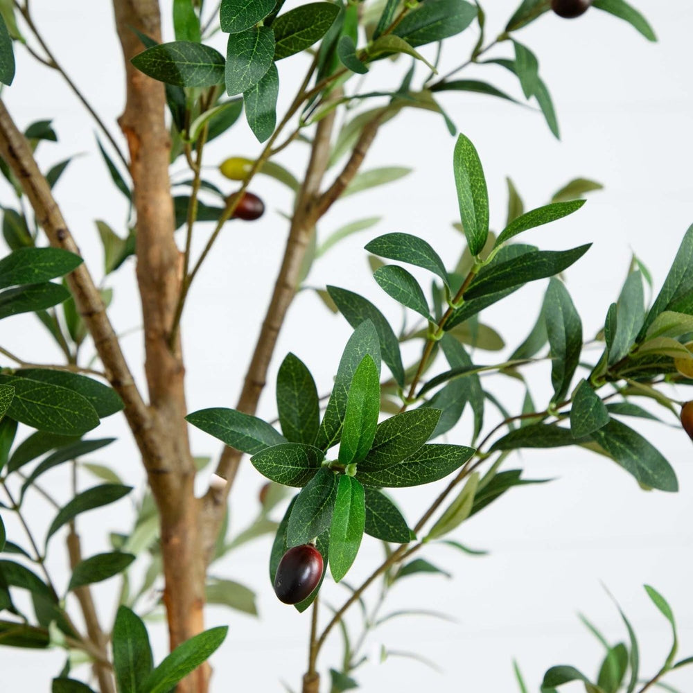 
                      
                        Nearly Natural 9' Artificial Olive Tree with Natural Trunk - lily & onyx
                      
                    