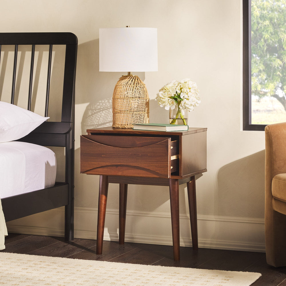 
                      
                        Atticus Solid Wood Mid-Century Modern Nightstand
                      
                    