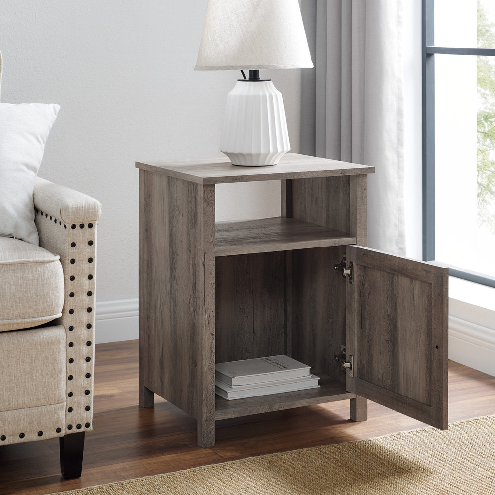 
                      
                        Craig Grooved Door Nightstand / Side Table
                      
                    