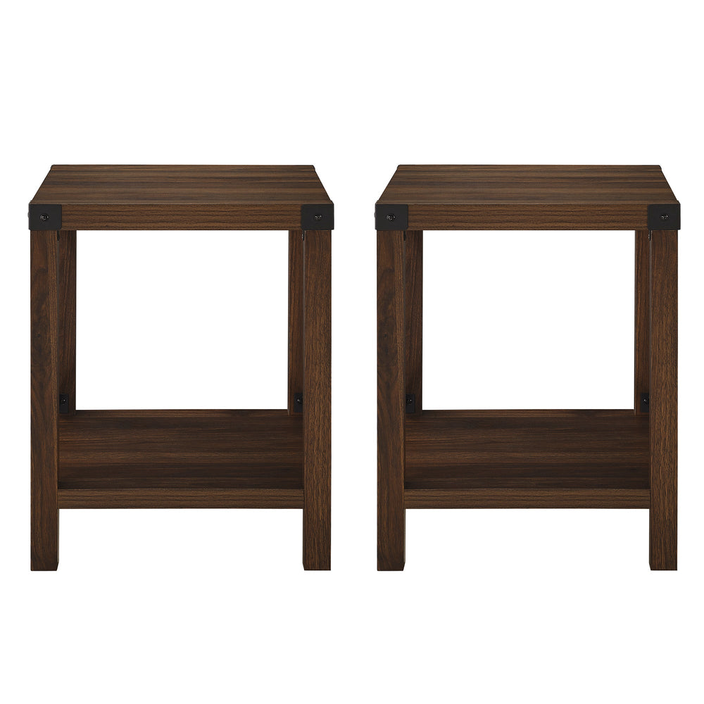 
                      
                        Metal X Side Tables, Set of 2
                      
                    