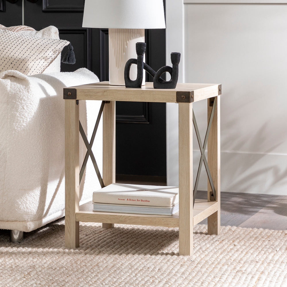 
                      
                        Metal X Side Table
                      
                    