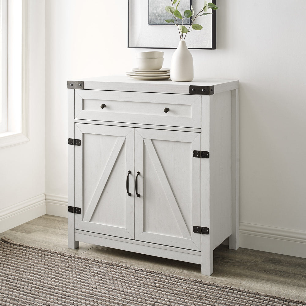 
                      
                        Barn Door Accent Cabinet
                      
                    