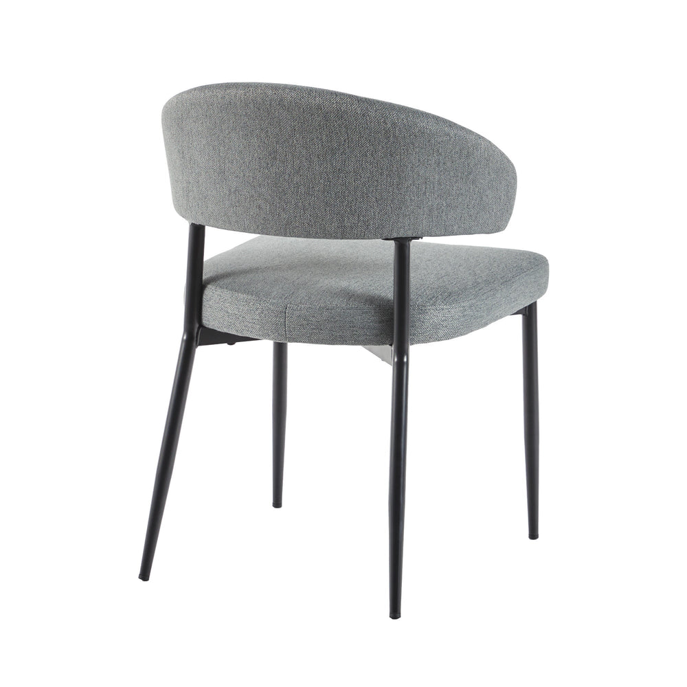 
                      
                        Alexis Modern Curved Back Upholstered Dining Chair, Set of 2
                      
                    
