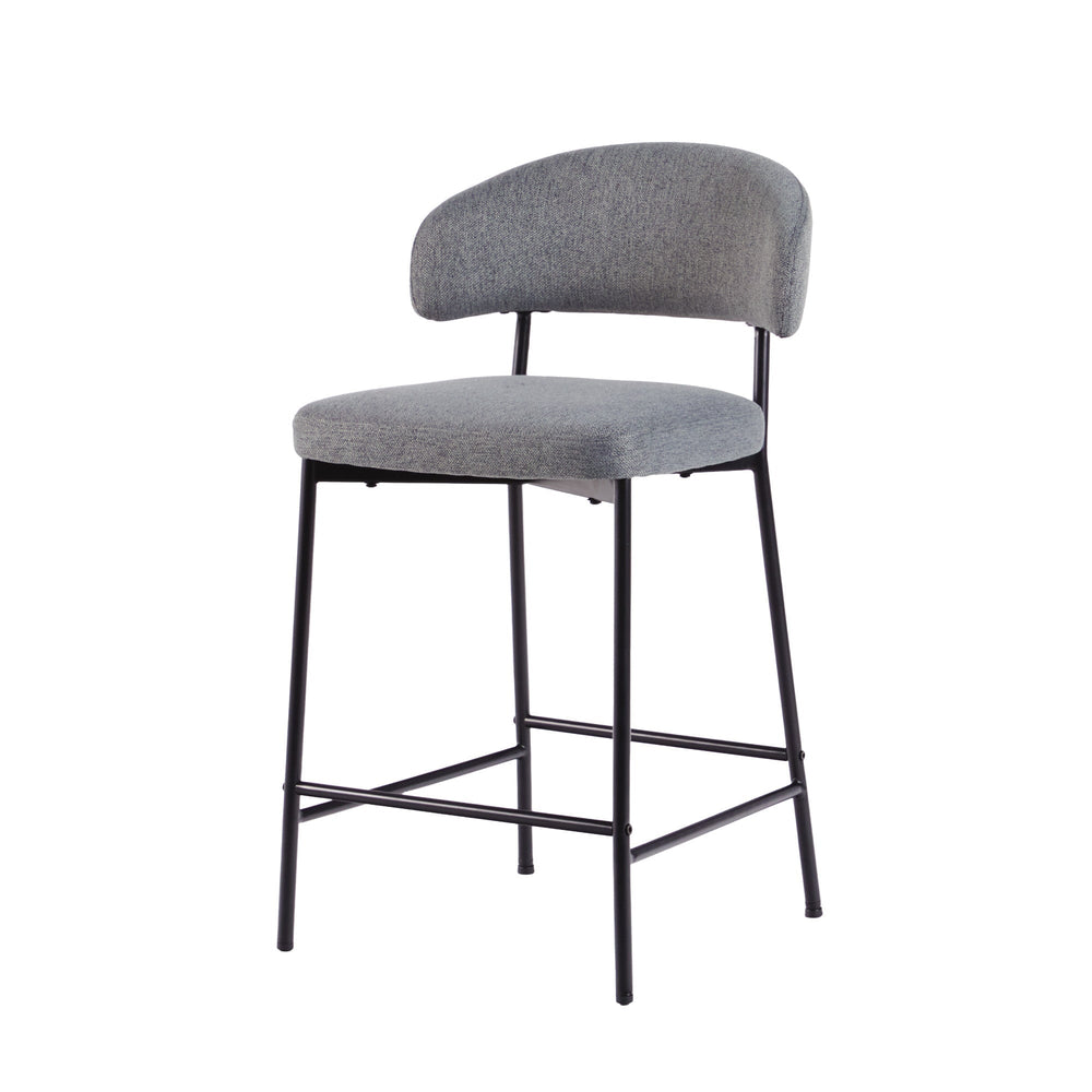 
                      
                        Alexis Modern Curved Back Bar Stool, Set of 2
                      
                    