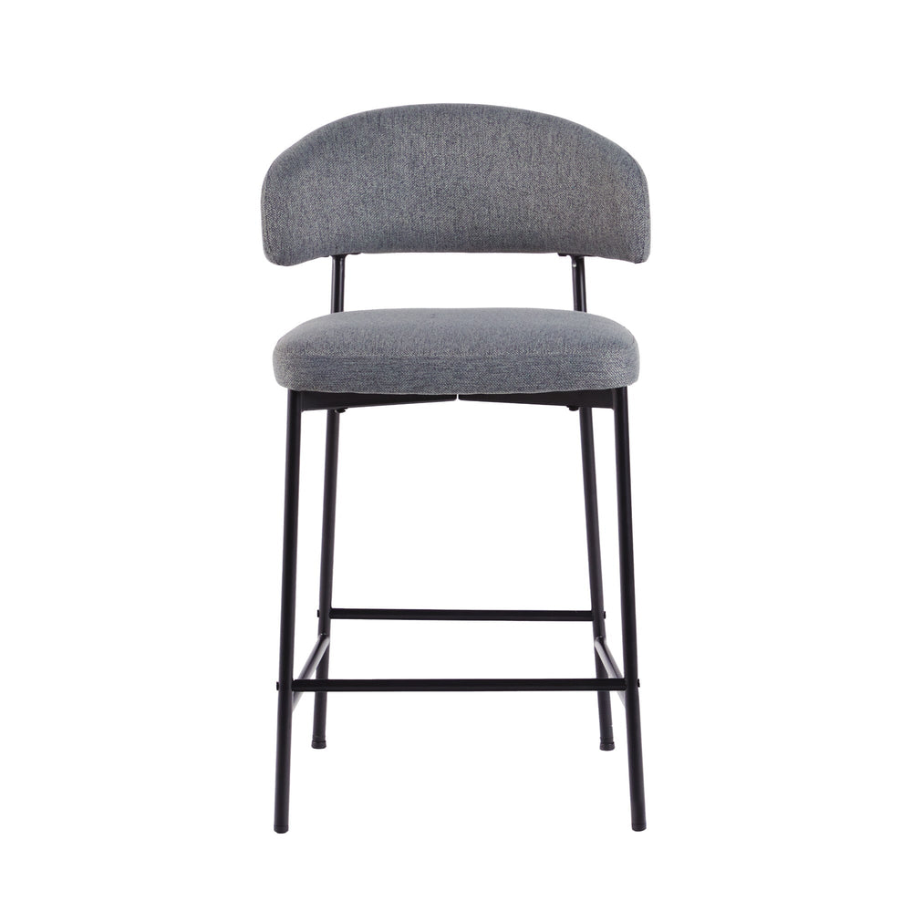 
                      
                        Alexis Modern Curved Back Bar Stool, Set of 2
                      
                    
