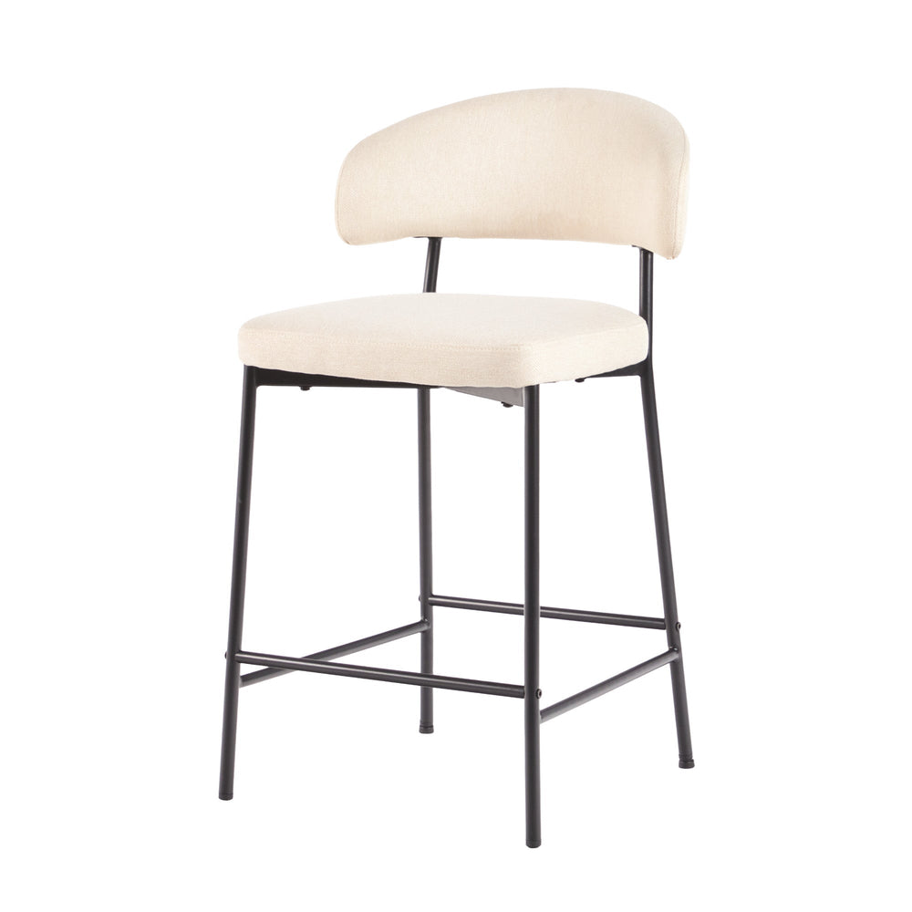 
                      
                        Alexis Modern Curved Back Bar Stool, Set of 2
                      
                    