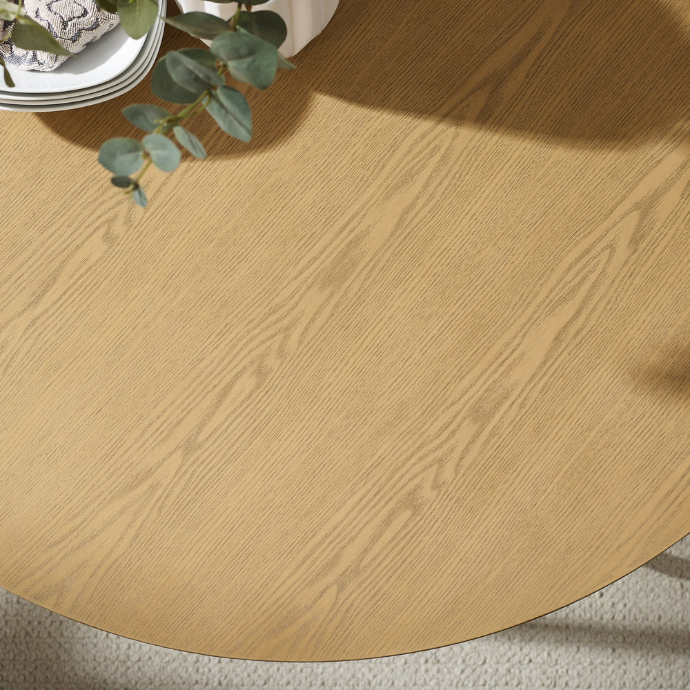 
                      
                        Alex 40" Modern Veneer and Metal Round Dining Table
                      
                    