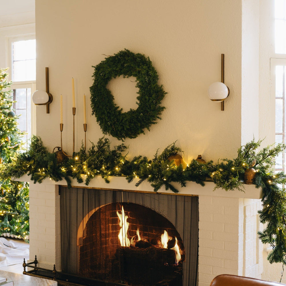 
                      
                        Artificial Christmas Spruce Garland with LED Lights - 72"
                      
                    