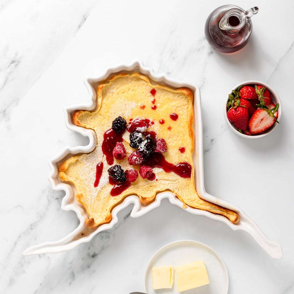 Alaska State Porcelain Serving Dish