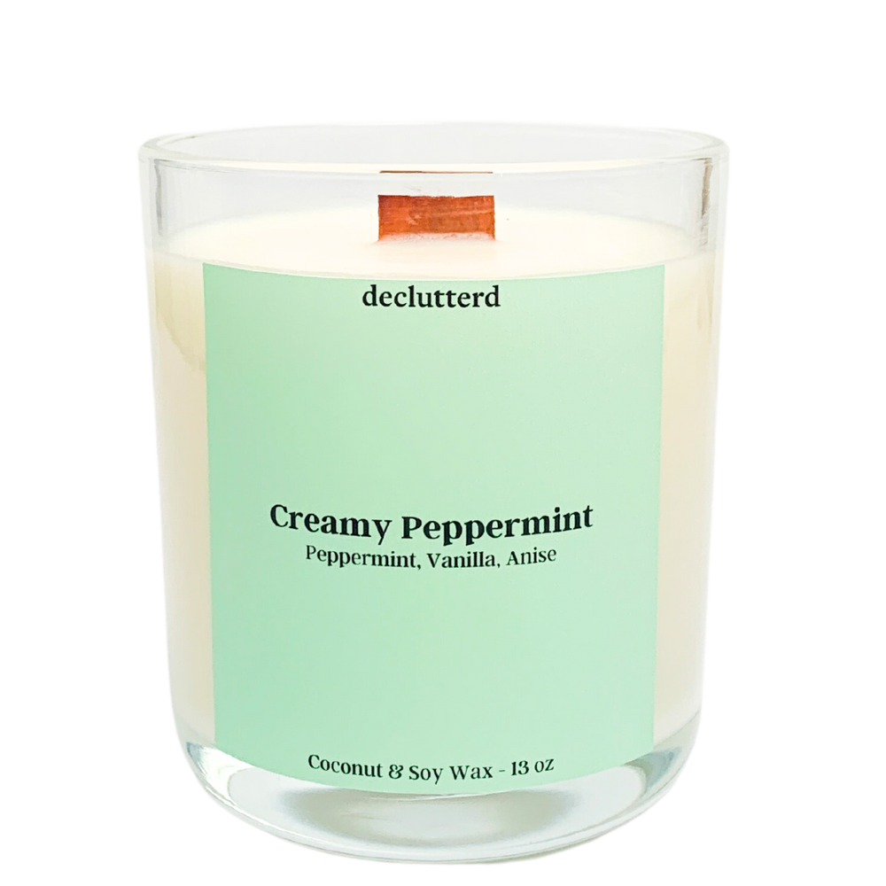 
                      
                        Creamy Peppermint Wood Wick Candle
                      
                    