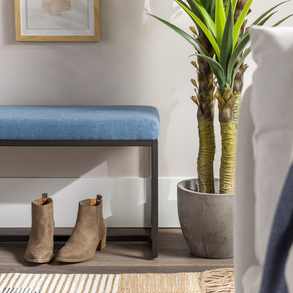 
                      
                        Ambrose Modern Minimalist Upholstered Fabric Entry Bench
                      
                    