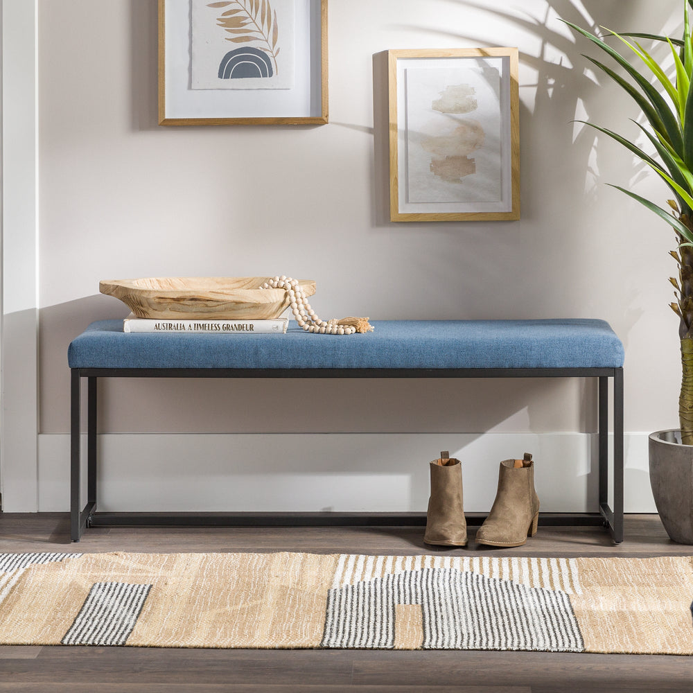 
                      
                        Ambrose Modern Minimalist Upholstered Fabric Entry Bench
                      
                    