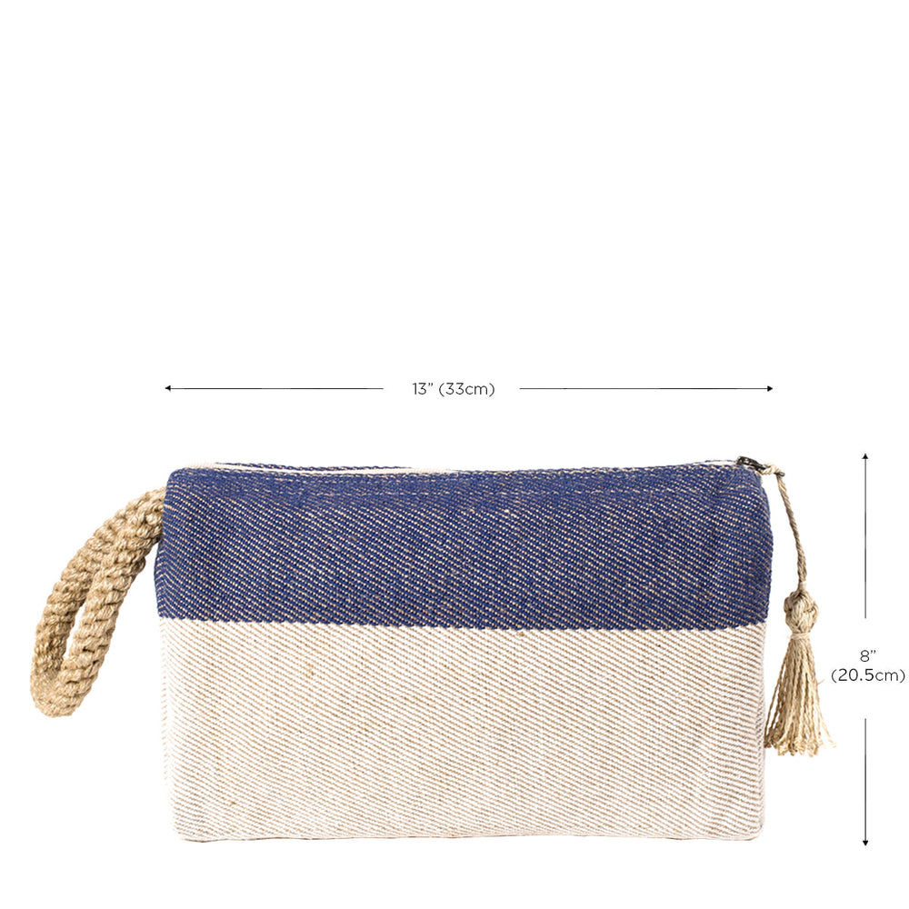 
                      
                        Block A Clutch, Blue
                      
                    