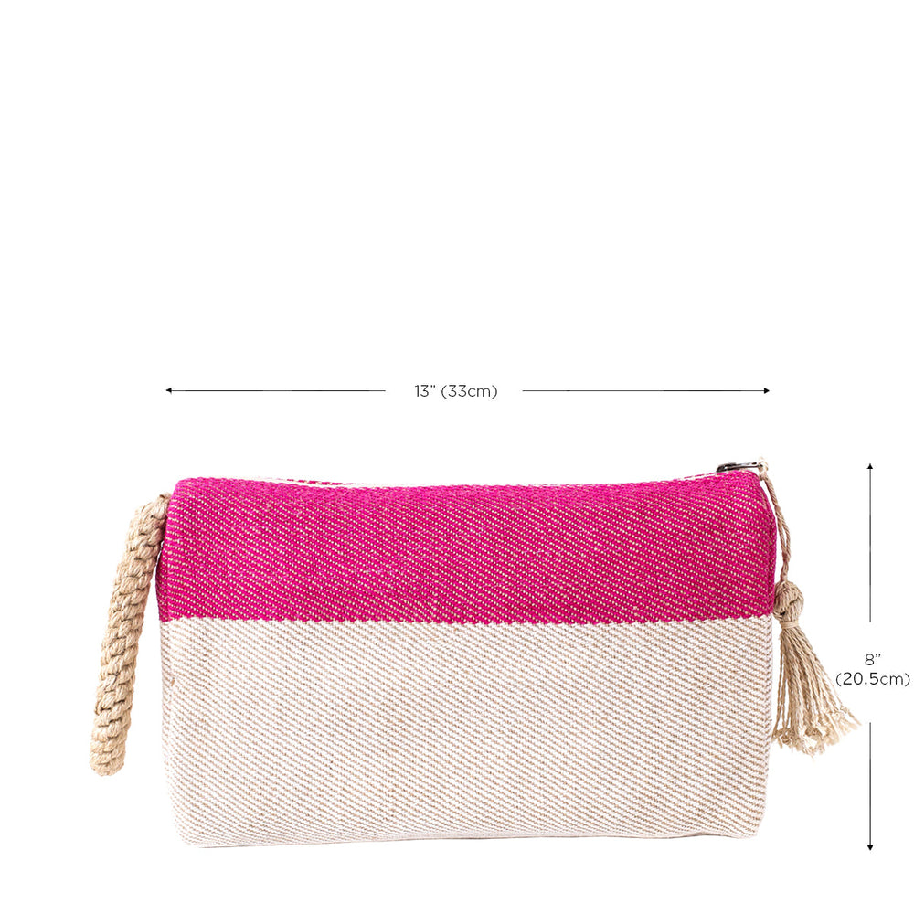 
                      
                        Block A Clutch, Pink
                      
                    